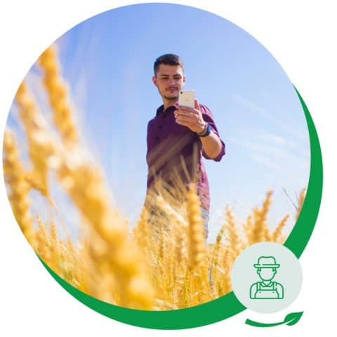 Imagem de um produtor rural